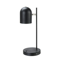 Union & Scale Essentials - Lampe de bureau à DEL, noire-Lampe de bureau, réservé à l'usage intérieur