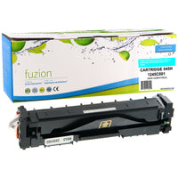 fuzion - Canon 045HC (1245C001) Cartouche De Toner Compatible - Rendement Haut - Cyan-Couleur d'encre: Cyan