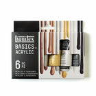 Liquitex - Basics Peinture acrylique poser - 6 x 22ml -Métal et irisé-Acrylique