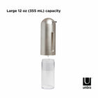 Umbra PENGUIN - Pompe à savon liquide 355ml, Nickel, Paquet de 3-9