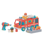Educational Insights - Conception & Drill® Bolt Buddies Camion de pompiers™-Ensemble de jeu de construction de forage : les enfants utilisent une véritable perceuse de jouets, qui fonctionne et qui est sûre pour les enfants, pour construire leur propre camion de pompiers, avec une échelle à charnières et des toppers de feu et d'eau, puis font éclater le pompier bolt buddy, le chef des pompiers et le copain de chien dalmate sur le camion et la course dans le plaisir de jeu de feinte ! Excellente façon d'intr