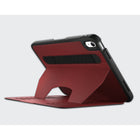 Étui folio magnétique Zugu pour iPad 10e génération 10,9 pouces (2022) et iPad A16 11e génération (2025) - Rouge (cerise)-Cuir synthetique mat externe de haute qualite