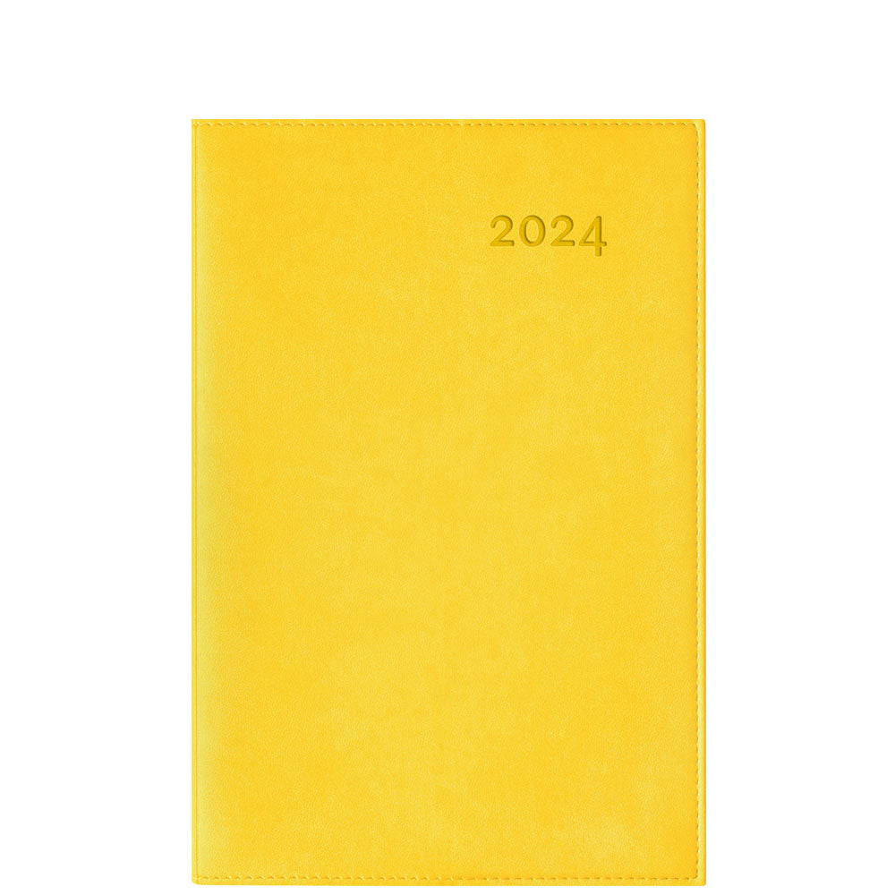 W. Maxwell Agendas Gama 2024 Jaune Bilingue 6,25 po l x 9 po H