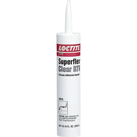 Loctite - Scellant Adhésif À La Silicone Superflex Rtv, 300 Ml, Cartouche, Transparent, paquet de 4-Couleur Transparent