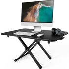 Fitueyes - Ajustez les élévateurs de bureau ergonomiques à hauteur réglable - 30 po de large - noir-Large surface de travail - conçu pour fournir suffisamment d'espace pour les ecrans, les ordinateurs portables, les claviers, les souris, etc., sans occuper trop d'espace à la maison ou au Bureau.