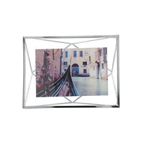 Umbra – Présentoir à photographies Matrix 4 x 6 po, chrome (313016-158)-Support mural ou de bureau