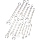Dynamic Tools – Ensemble de clés à combinaison SAE, fini chromé miroir, 3/8 à 1 1/4 po, 14 pièces-Comprend : 3/8 po, 7/16 po, 1/2 po, 9/16 po, 5/8 po, 11/16 po, 3/4 po, 13/16 po, 7/8 po, 15/16 po, 1 po, 1 1/16 po, 1 1/8 po, 1 1/4 po