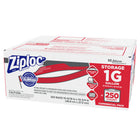 Ziploc – Sacs d’emballage un gallon à double fermeture à glissière, 10 9/16 po x 10 3/4 po, paquet de 250-Fait de plastique résistant