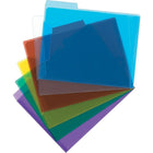 Staples Chemises de classement transparentes en poly, format lettre, 8 1/2 po x 11 po, couleurs variées-8 1/2 po x 11 po (format lettre)