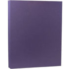 JAM Paper Papier couverture cartonné au fini texturé, 8 1/2 x 11 po, violet foncé, 250 feuilles/rame-Taille : 8 1/2 x 11 po