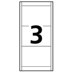 Avery Porte-nom, style cordon, blanc, paq./24-Porte-nom polyvalent pouvant être porté sur tout type de vêtements