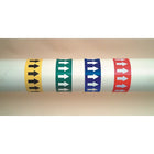 Accuform Signs - Rubans De Fléches De Direction De L'Écoulement, 54pi, Noir Sur Jaune-Couleurs Noir sur jaune