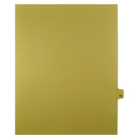 Mark Maker – Onglets séparateurs juridiques beiges, 1/25 onglets, format lettre, sans trous, numéro 43, 25/paquet-Onglets séparateurs beiges, 1/25 onglets