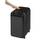 Fellowes - Déchiqueteur Powershred LX220 à coupe micro, 20 feuilles, noir-Éliminez sans effort les bourrages papier grâce à la technologie 100 % Jam Proof et restez sans accident grâce à la technologie SafeSense intégrée