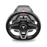 Volant de course Thrustmaster T248P pour PS4/PS5/PC-Design haut de gamme avec revêtement en cuir sur la partie extérieure du volant.