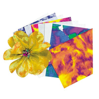 Papier de diffusion de couleur Roylco 9" x 12", paquet de 150-La texture spéciale de ce papier saisit les couleurs et les mélange dans un arc-en-ciel de plaisir