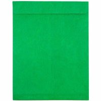  JAM Paper - Enveloppes pour catalogue à extrémité ouverte - indéchirables - Tyvek - 10 x 13 - vert - paquet de 25-Couleur : enveloppe Tyvek verte.