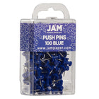 Punaises colorées JAM Paper, bleu, 200-2