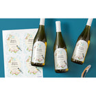 Avery-Étiquette arrondie blanche pour bouteilles, permanente, laser/jet d'encre, imprimée jusqu'au bord, 4,25 x 3,5 po, paq./40-Les étiquettes collent bien aux bouteilles en verre, au plastique, au métal et au papier