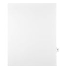 Mark Maker – Onglets séparateurs juridiques blancs, 1/15 onglets, format lettre, sans trous, numéro 87, 25/paquet-Onglets séparateurs blancs, 1/15 onglets