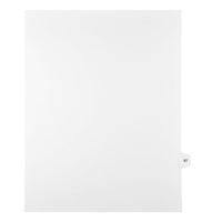 Mark Maker – Onglets séparateurs juridiques blancs, 1/15 onglets, format lettre, sans trous, numéro 87, 25/paquet-Onglets séparateurs blancs, 1/15 onglets
