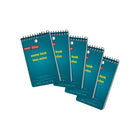 Staples - Blocs-notes, 3 po x 5 po, 60 feuilles, paq.5-Carnet format poche pratique à reliure en spirale sur le dessus