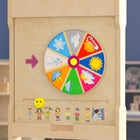 Flash Furniture - Tableau d'activites mural STEAM Bright Beginnings de qualite commerciale avec finition naturelle et accents-Aucun assemblage du produit n'est necessaire