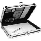 Vaultz – Planchette à pince avec rangement verrouillable, 8,5 x 11 po-Maintient le papier de format 8 1/2 x 11 po en place à l’intérieur à l’aide d’une ceinture à document Velcro ou à l’extérieur avec la pince à haute tension