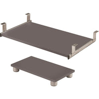 Bestar - Tablette pour clavier de la collection Connexion, fini ardoise-Comprend plateau pour crayons intégré