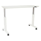 Proline – Table de 6 pi à réglage pneumatique de la hauteur, blanc-Réglage pneumatique à une touche de la hauteur du siège