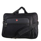 Swiss GearMD – Mallette commerciale de luxe pour ordinateur portatif avec pochette pour tablette, 17,3 po, noir-Le compartiment rembourré convient à la plupart des ordinateurs portatifs de 17,3 po