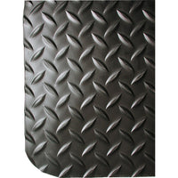 Wearwell – Tapis Diamond-Plate SpongeCote nº 415, 2 pi x 3 pi, noir-La base en éponge Nitricell® résistante offre un confort et améliore la productivité 