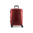 Bugatti - Ensemble de 3 valise rigide ABS - Rouge-Roues pivotantes doubles à 360 degrés (8 roues)
