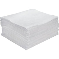 Zenith Safety – Feuilles d’absorbants économiques, huile seulement, léger, 100/paquet-Fibres soufflées en polypropylène à 100 %