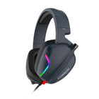 Havit USB 7.1 Surround Sound, Passive Noise Reduction,with RGB Colour & Microphone - Navy Blue-Casque de jeu