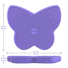 Bouncyband Coussin Sensoriel de Siège Wiggle, Papillon Violet-Améliore la posture