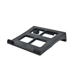 DAC Support pour portatif MP-195, à hauteur et angle réglables, noir-Plastique rigide noir