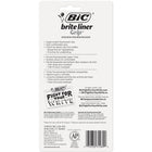 BIC - Surligneurs brite liner, pointe biseautée - jaune - Paquet de 5-Les surligneurs jaunes sont dotés d’un grip souple et rainuré pour une prise en main et un confort exceptionnels