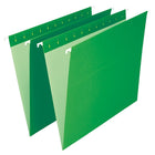 Staples Chemises suspendues de couleur, format lettre, 8 1/2 po x 11 po, vert vif-Format lettre
