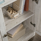Sauder Miscellaneous Storage Bibliothèque avec portes - 5 tablettes - 69.76" H - Finition White Plank (426420)-145 distribué équitablement