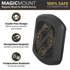 Scosche – Support MagicMount Vent2 de sortie d'air de véhicule, pour appareils mobiles (MAGVM2I)-Conçu pour être inséré dans une bouche d'aération (résistant à la chaleur et au froid)