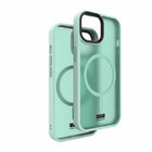 Blu Element - Coque Chromatic Cloud avec MagSafe pour iPhone 16e/15/14/13 - Vert clair-Résistant aux chocs
