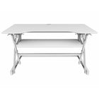 Rocelco - Support de bureau haut de gamme DADR-40 à hauteur réglable - 40 po - avec portée verticale allongée - Blanc-Nouveau support clavier plus large pour accueillir des claviers ergonomiques et de jeu