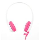 BuddyPhones StudyBuddy Casque - Rose-Le microphone à faisceau amovible est essentiel pour capter la voix de l’enfant.