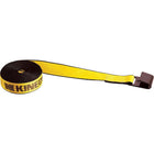 Kinedyne - Tendeurs D'Arrimage Pour Treuil, Crochet Plat, 2po , 30' , Charge D'Utilisation Max. 3335 Lb (1513 Kg), paquet de 4-Longueur 30'