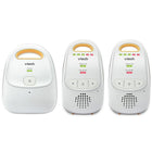 VTech – Interphone de surveillance audio avec 2 unités parentales (DM111-2)-Ce moniteur numérique utilise la technologie numérique DECT 6.0 qui élimine les bruits de fond et bloque les interférences