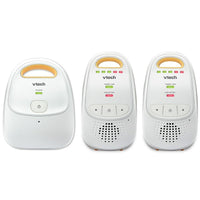 VTech – Interphone de surveillance audio avec 2 unités parentales (DM111-2)-Ce moniteur numérique utilise la technologie numérique DECT 6.0 qui élimine les bruits de fond et bloque les interférences