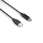 NXT Technologies - Câble USB 2.0 USB-A mâle à USB-B mâle de 15 pi, noir-Longueur de 15 pi pour une utilisation pratique