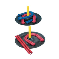Champion Sports – Ensemble de jeu de fers à cheval pour l’intérieur et l’extérieur (CHSIHS1)-Plastique, caoutchouc