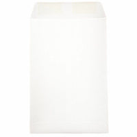 JAM Paper - Enveloppes pour catalogue à extrémité ouverte - 6 x 9 - avec fermeture à fermoir - blanc - paquet de 25-Couleur blanche
